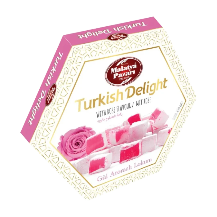Malatya Pazari Rose (gül) Turkish Delight 250g