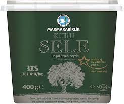 Marmarabirlik 400gr Dried Natural Black Olives, KURU SELE Size 3XS