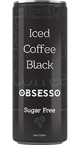 Obsesso Iced Coffee Black No Sugar 250ml