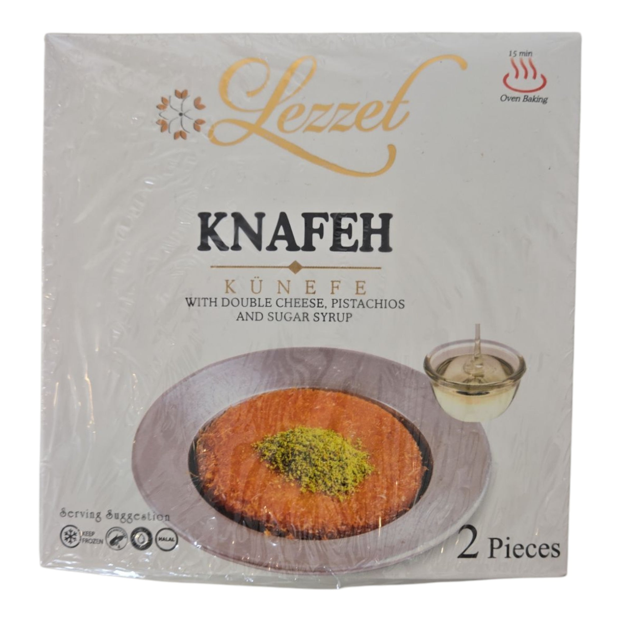 Lezzet Kunefe with Syrup 2 pieces