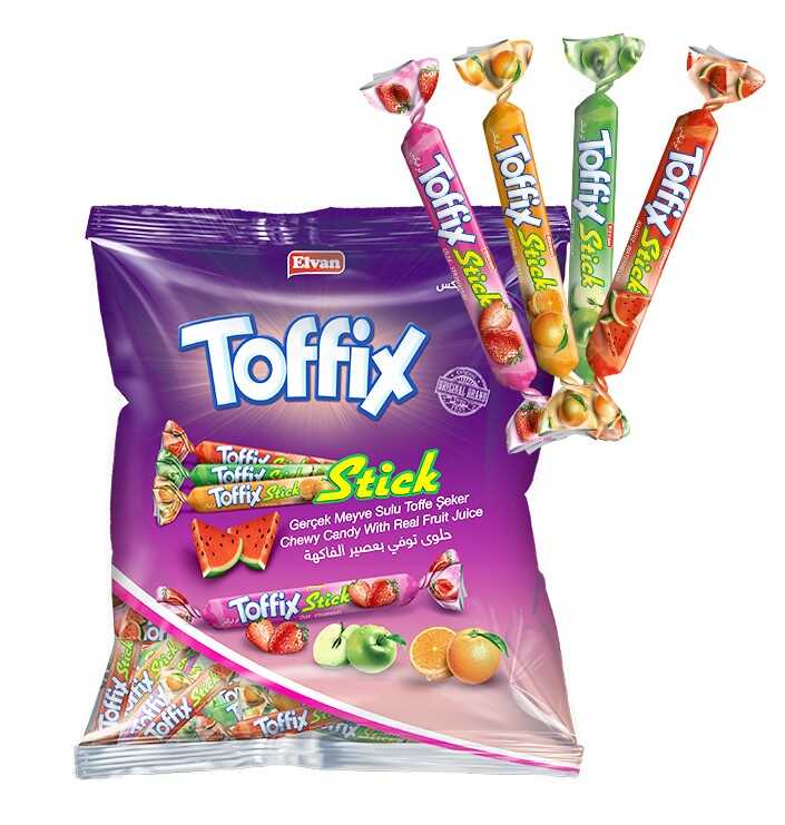 Toffix Stick Fruit Mix Candy 800 Gr