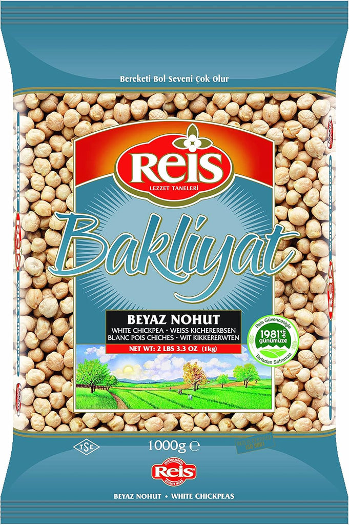 Reis White Chickpeas Beyaz Nohut 1kg