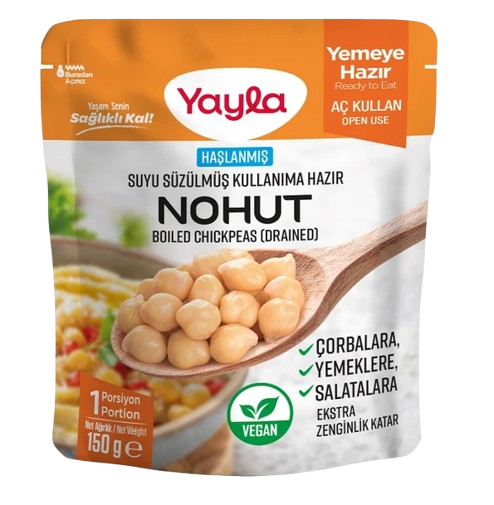 Yayla Boiled Chickpeas Drained 150 gr