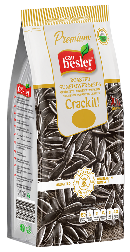 Canbesler Black Sunflower Seeds UnSalted 284gr