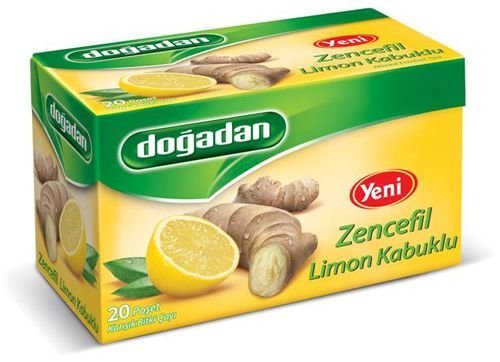 Dogadan Ginger Lemon Peels Zencefil Limon 20 Bags