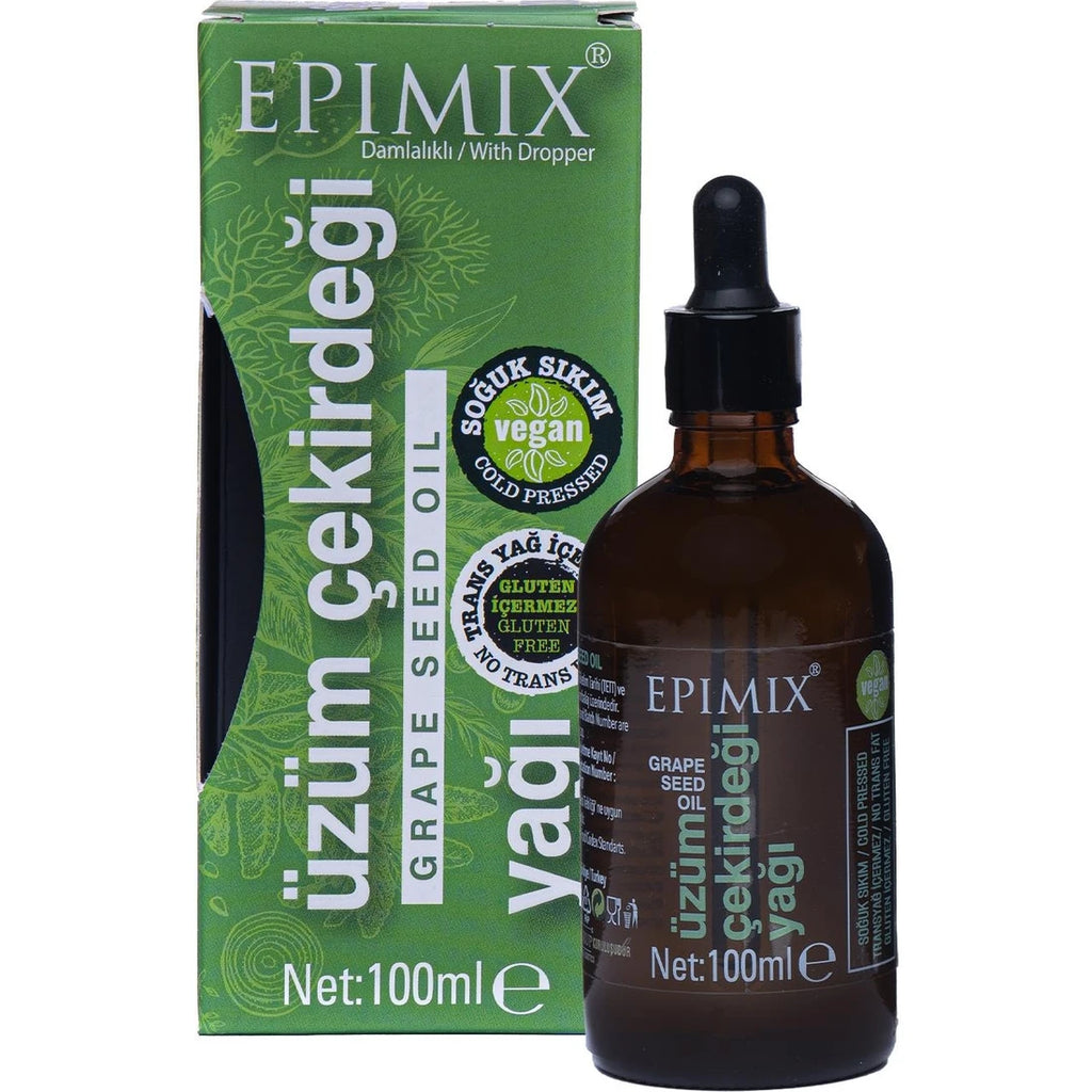 Epimix Grape Seed Oil Uzum Cekirdegi Yagi 100ml