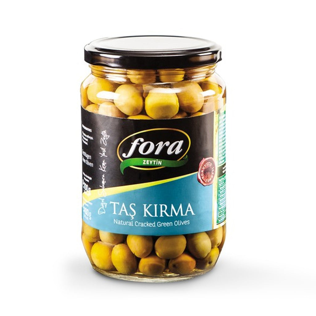 Fora Natural Cracked Green Olives 720gr