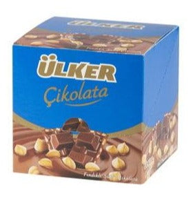 Ulker Milk Chocolate with Hazelnut 65gr Case of 6