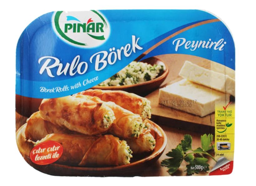 Pinar Borek Rolls with Cheese 500gr FROZEN