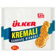 Ulker Kremali Sandwich Biscuit 4x61gr