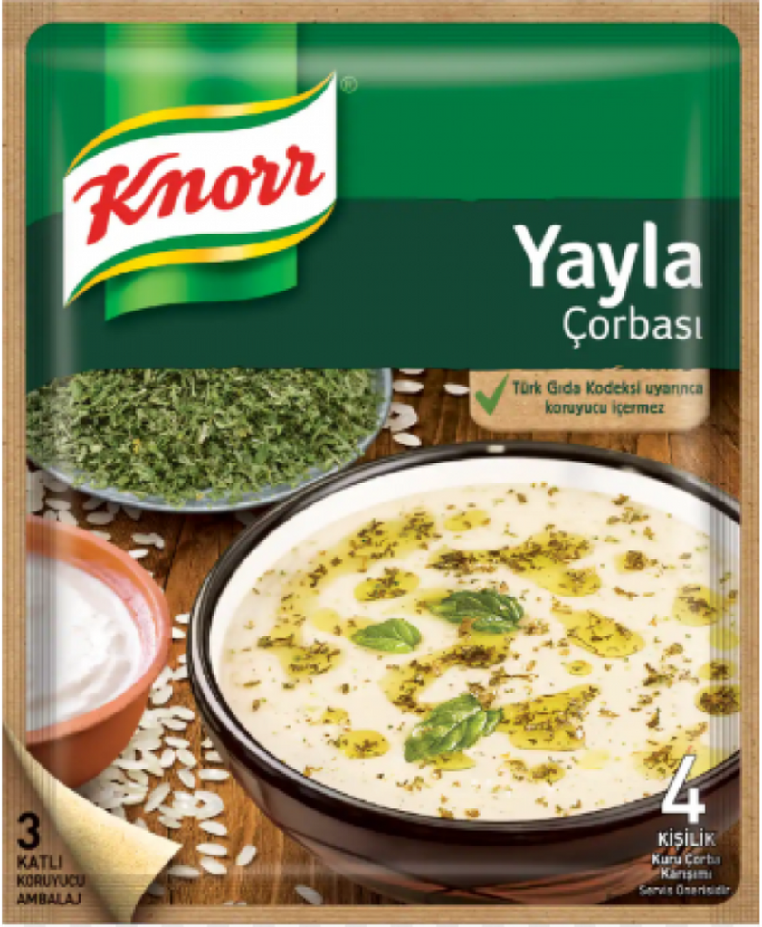 Knorr Yayla Soup ( Yogurt Soup )