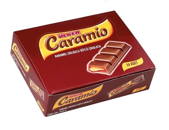 Ulker Caramio Caramel Filled Chocolate 35gr Case of 24