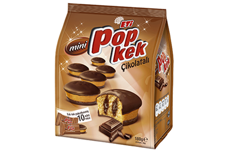 Eti Popkek Mini Cake Filled and Covered with Chocolate 144gr