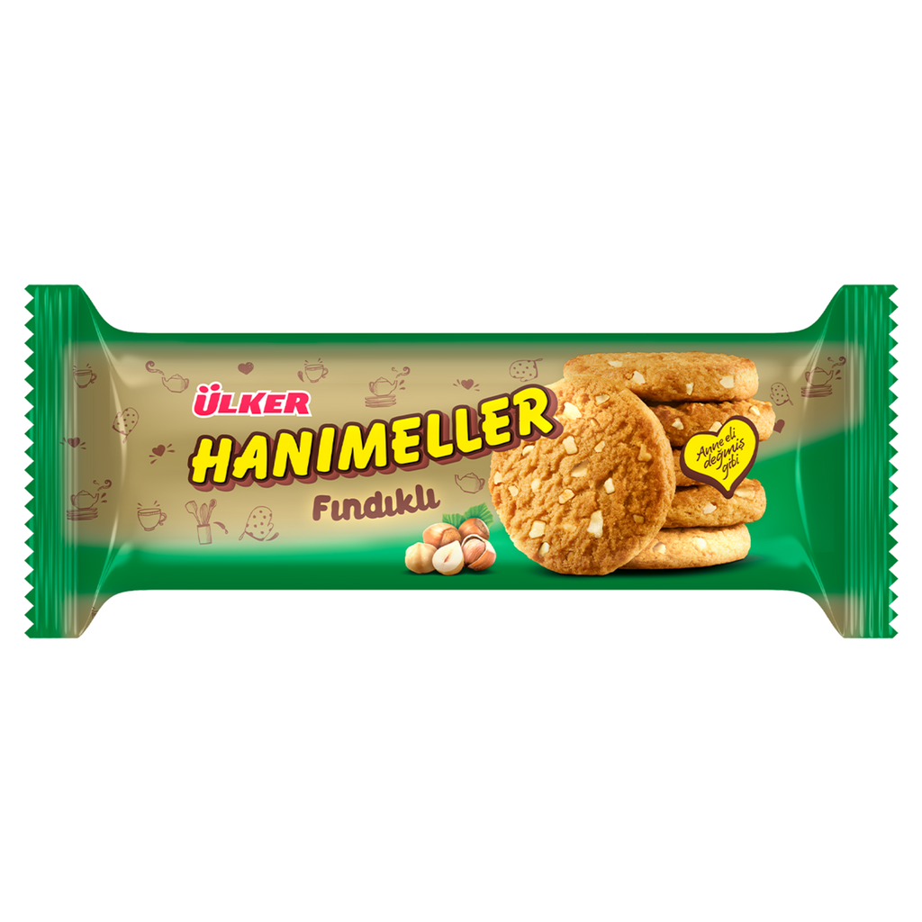 Ulker Hanimeller Cookies with Hazelnut 82gr