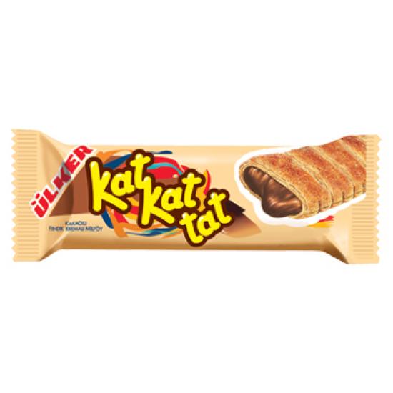 Ulker Kat Kat Tat Puff Pastry with Hazelnut Cocoa Cream 25gr