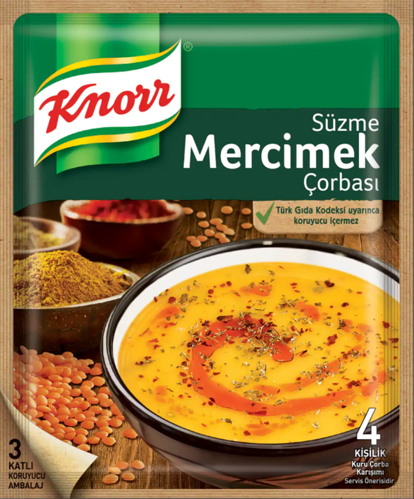 Knorr Lentil Soup (Mercimek)