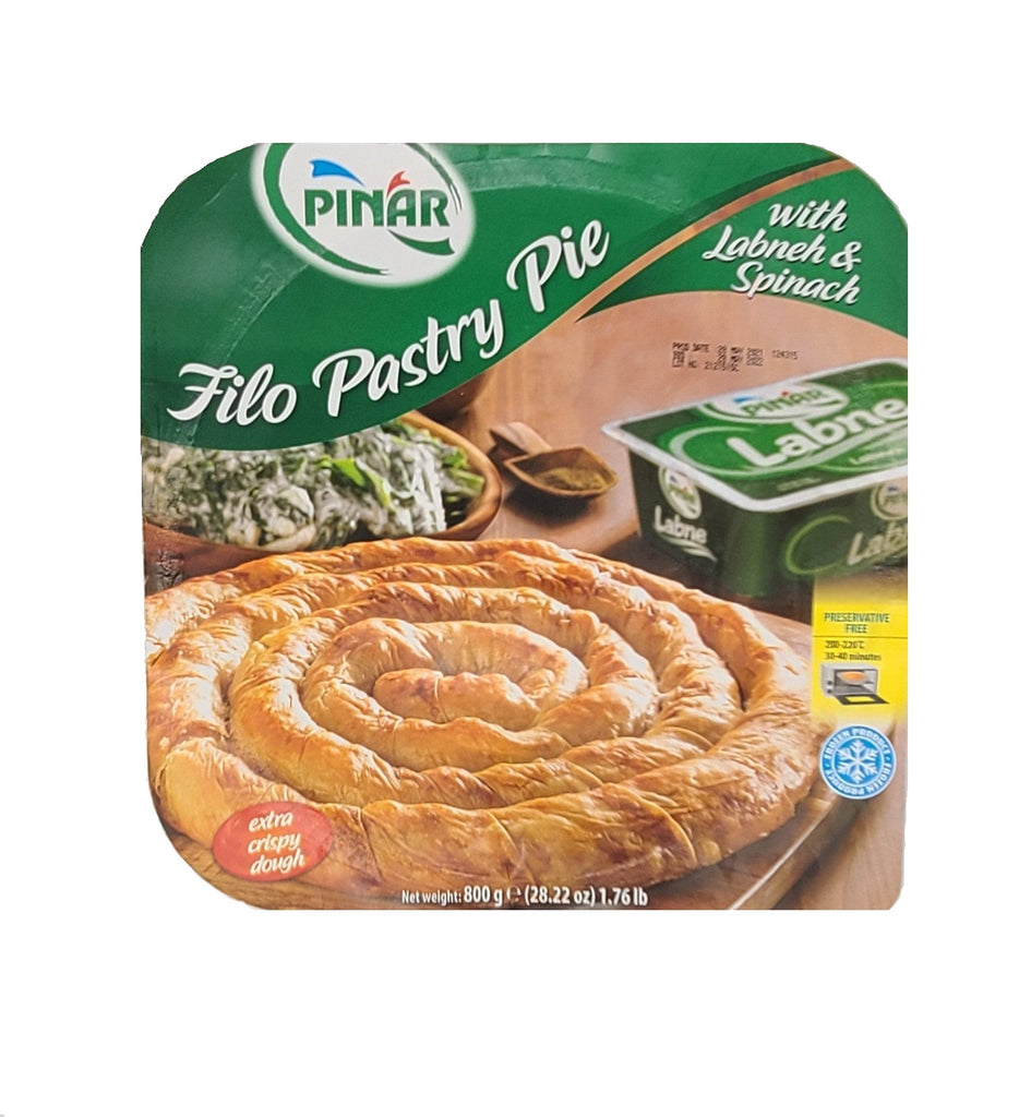 Pinar Borek Phyllo Pastry Pie with Labneh and Spinach 800gr FROZEN