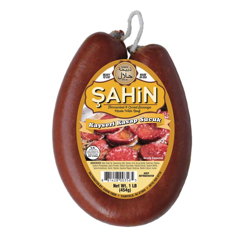 Sahin Kasap Beef Soudjouk (sucuk) 450gr