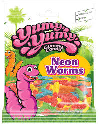 Yumy Yumy Neon Worms 128gr