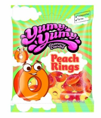 Yumy Yumy Peach Rings 128gr